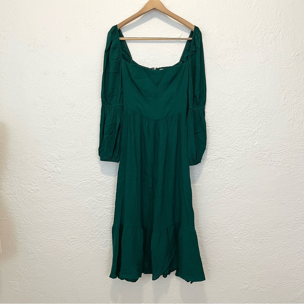 Reformation Dress Green Mica Midi Maxi Cottagecore Fairytale 8 - Picture 7 of 14